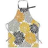 LYIXXIY Cooking Apron for Women and Men,Adjustable Chef Bib Apron with 2 Pockets, Water and Oil Resistant for Kitchen Use