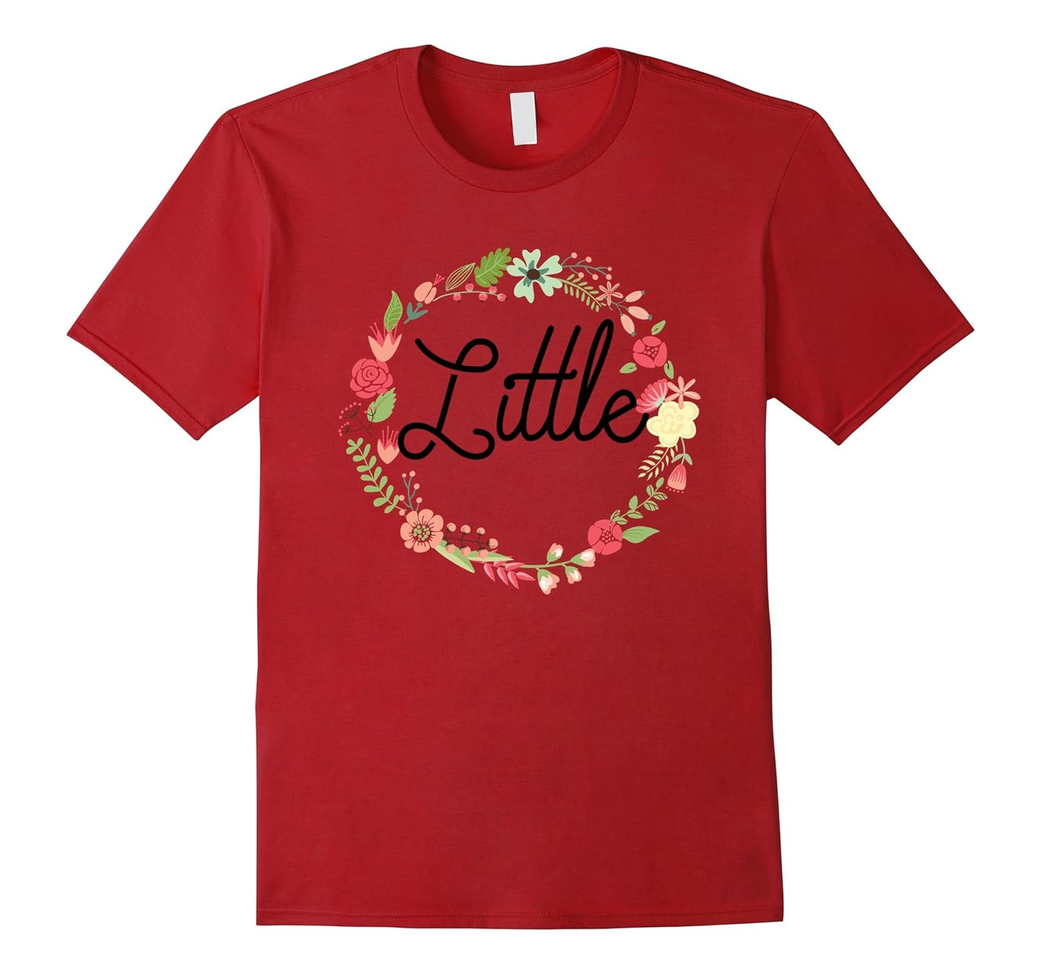 Big Little Matching Sorority Sister Floral Shirt-Rose