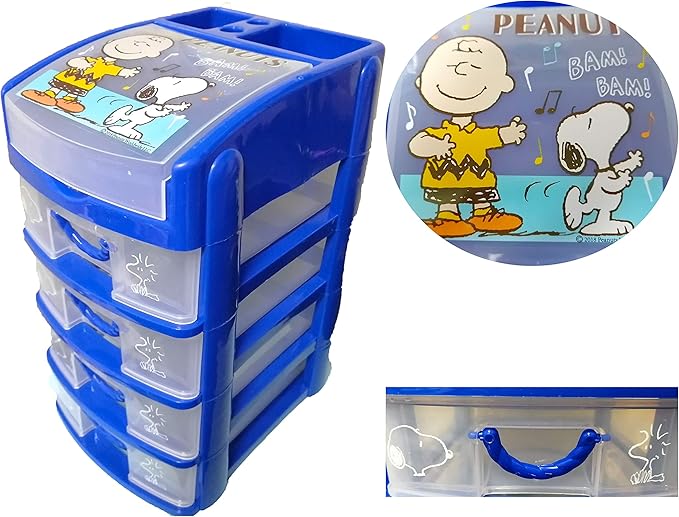 Amazon Co Jp スヌーピー 5段 収納 チェスト ビッグ インテリア ボックス Box Snoopy グッズ ホビー