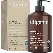 Amazon.com: Cliganic Aceite orgánico de almendras dulces, 100 ...