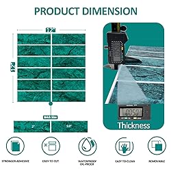 Crystiles 3D Backsplach Tile for Kitchen Peel and