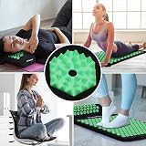 TOMSHOO Acupressure Mat and Pillow 2 Massage Balls Travel Bag Green view 5