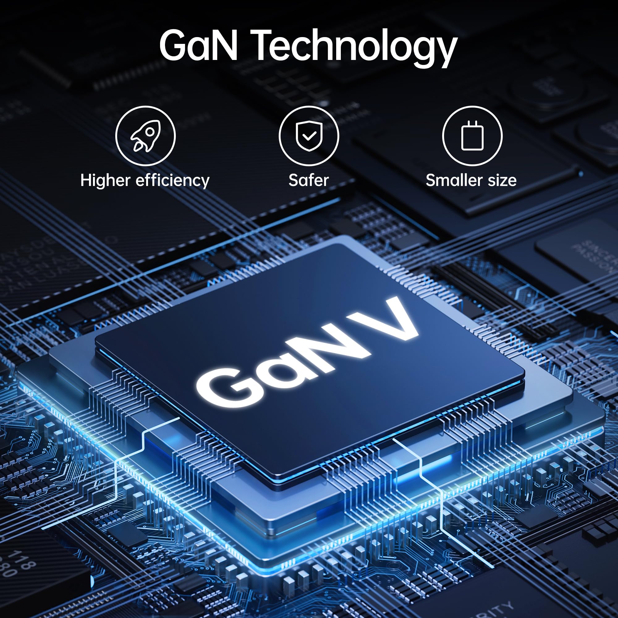 NOHON USB-C Ladegerät Fast Netzteil: 100W GaN Handy 3-Port Schnellladegerät PD Charger 3.0 mit 140W Typ-C 1.2M ladekabel | PPS kompatibel mit MacBook iPad Pro Air Galaxy S23 | für iPhone 15 14 13 12 3