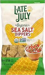 Late July Organic Sea Salt Dippers Tortilla Chips, 7.4 OZ