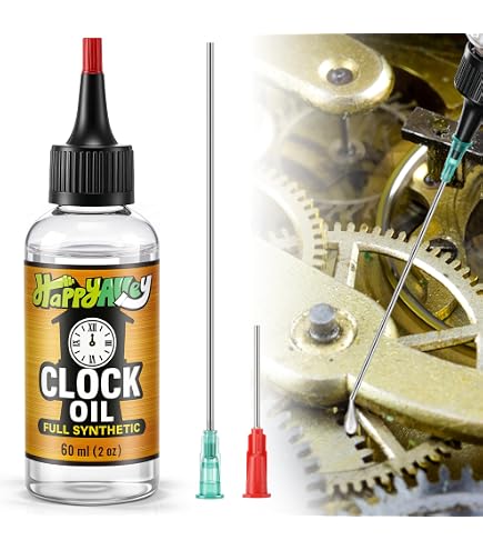 Amazon.com: HappyAlley 2 OZ Full Synthetic Clock Oil for