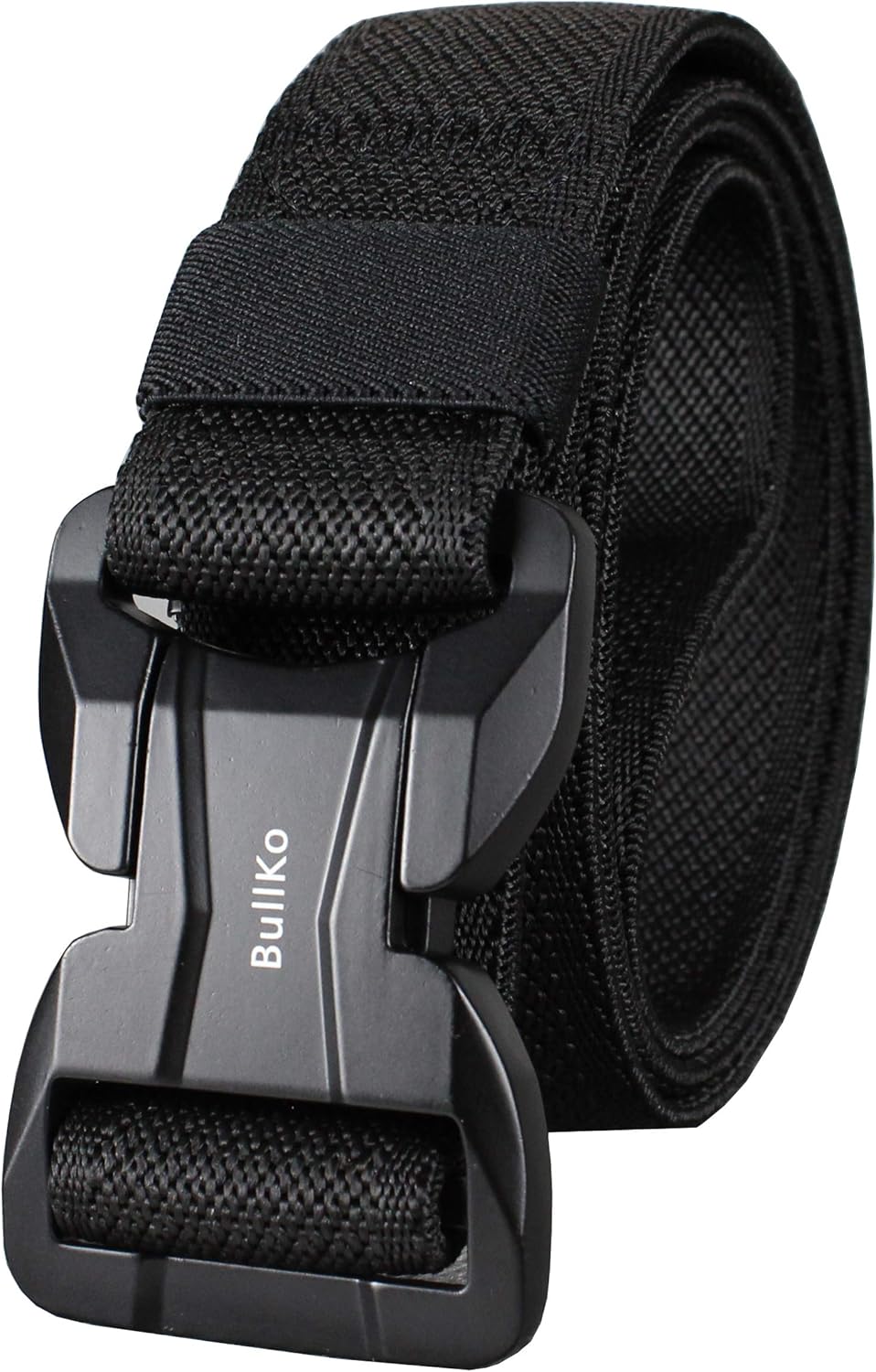 Bullko Mens Tactical Military Nylon  Gun Stretch Belt Quick