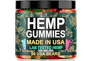HEALTHERGIZE Hemp Gummies Sleep Calm Relaxation-Made in USA