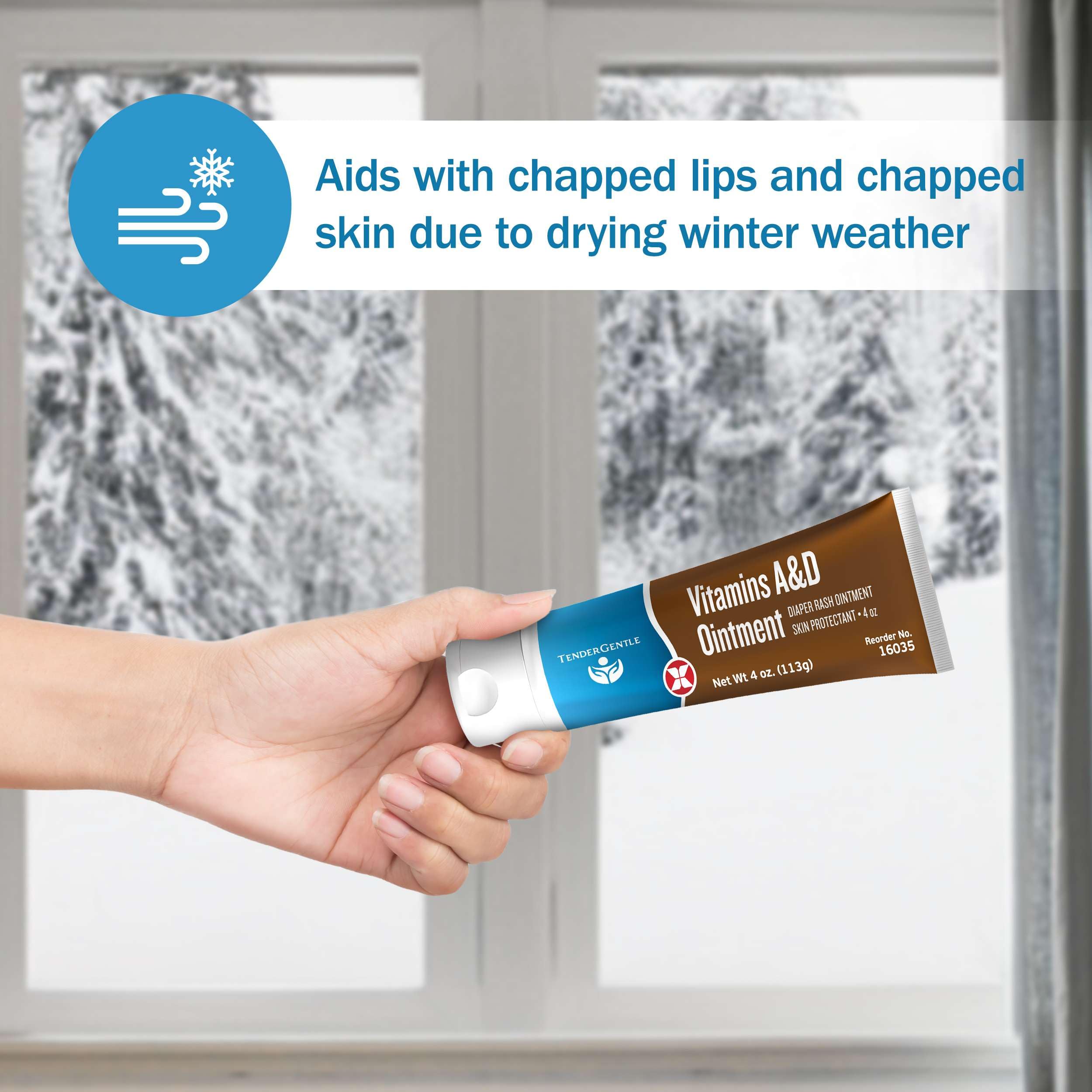 Vitamin A&D Ointment for Baby Diaper Rashes - 4 oz of A and D Ointment for Adults, Seniors, and Babies