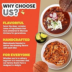 EZ Bombs Variety Pack – Pozole, Tinga & Birria