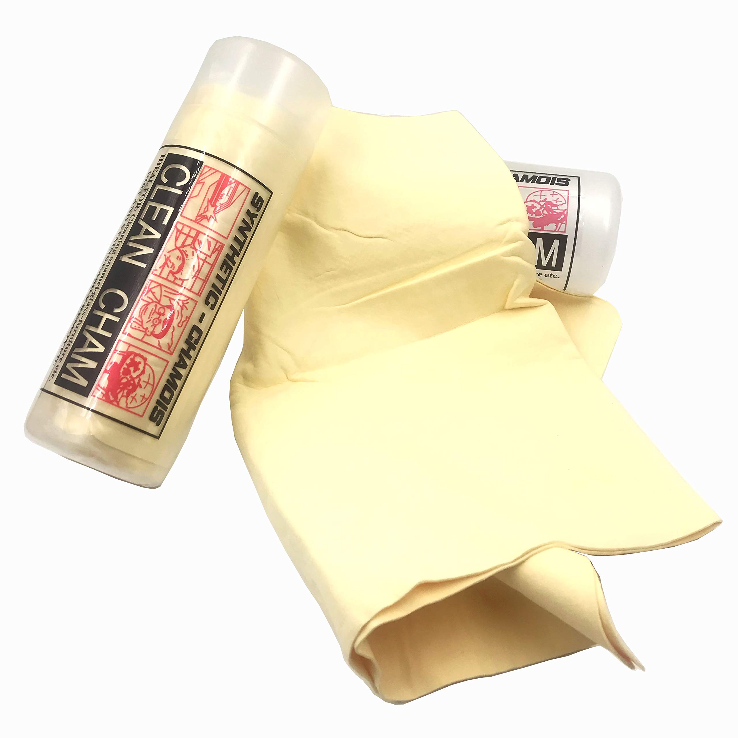 Genrics Auto Cleaning Chamois Leather Clean Cham for Wet or Dry Cleaning cloth