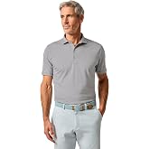 johnnie-O Lyndonn Polo | Men's Striped Performance Polo | 3-Button | Moisture-Wicking | 4-Way Stretch | UPF 50