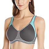 Freya Women's Sonic Underwire Sports Bra, Carbon, 28G