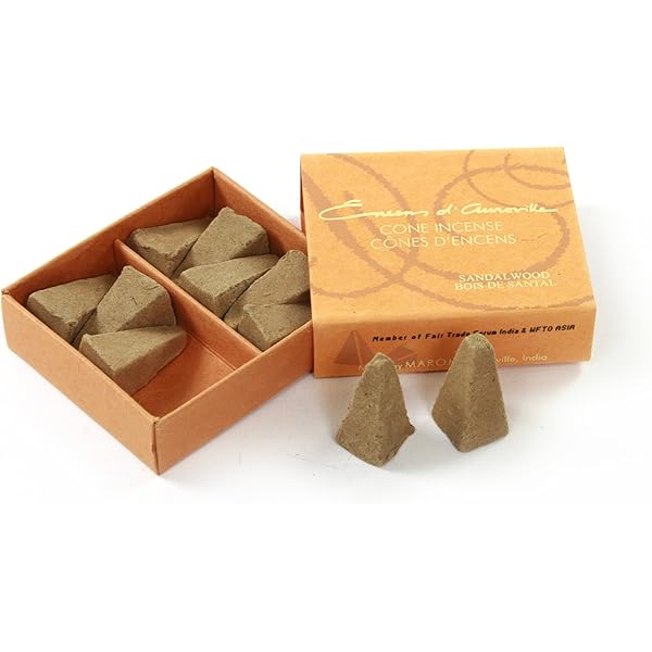 Maroma – Conos de Incienso, Caja de 10, sándalo: Amazon.es: Hogar