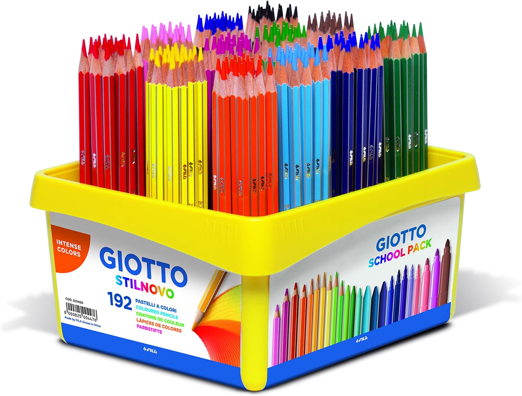 Giotto Schoolpack 526600 Pencil Assorted Pack of 192