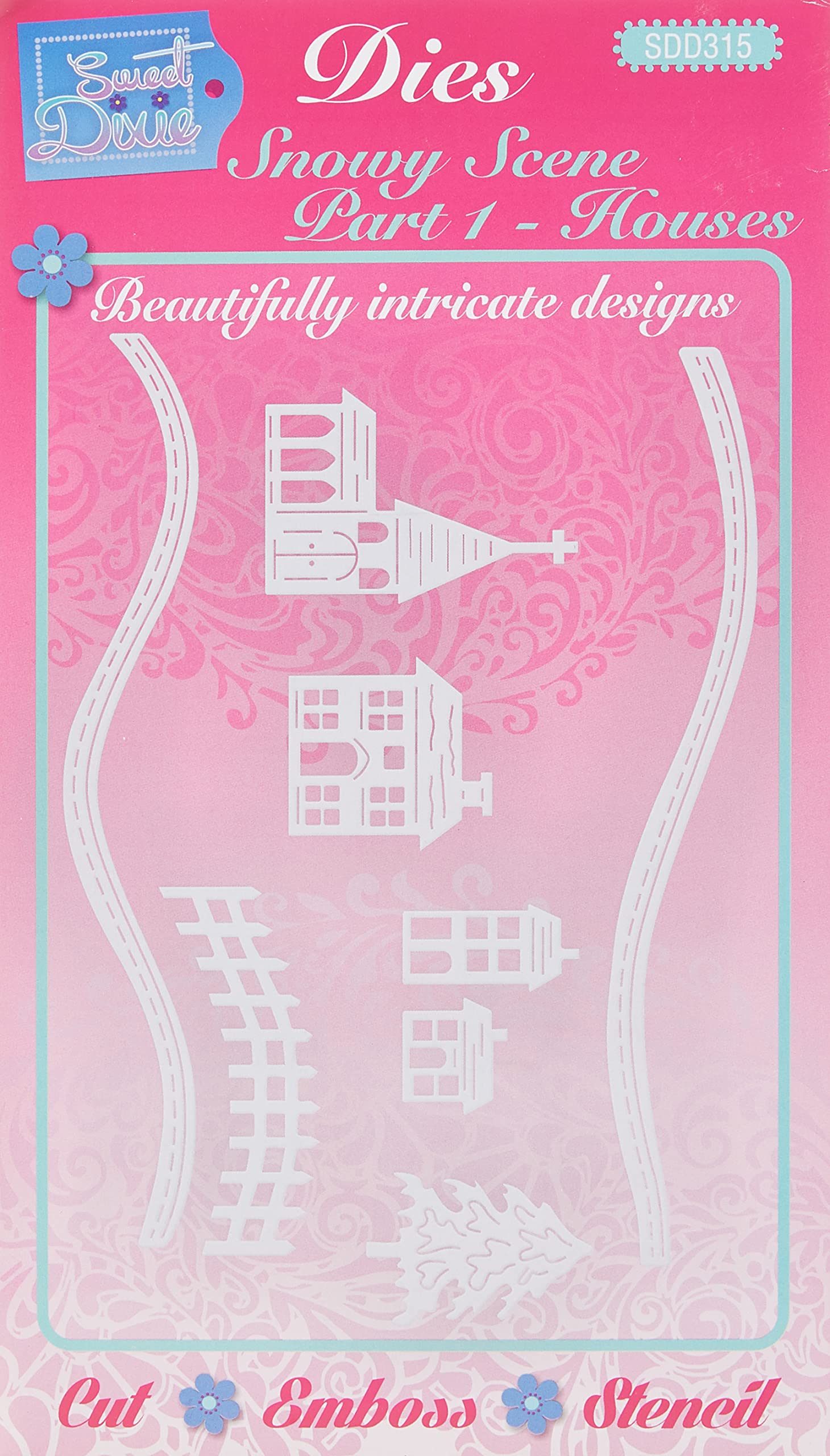 Sweet Dixie Cutting Die, Metal, Grey, Large