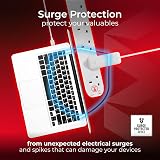 Masterplug Six Socket Extension Lead with Surge Protection 2m 13A 6G view 5