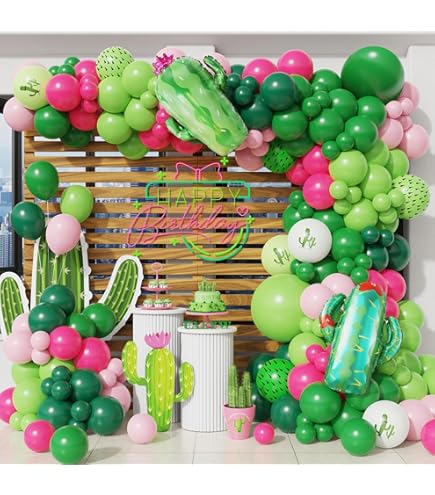 1pcs Cactus Balloon Mexican Fiesta Party Decor Bal... – Grandado