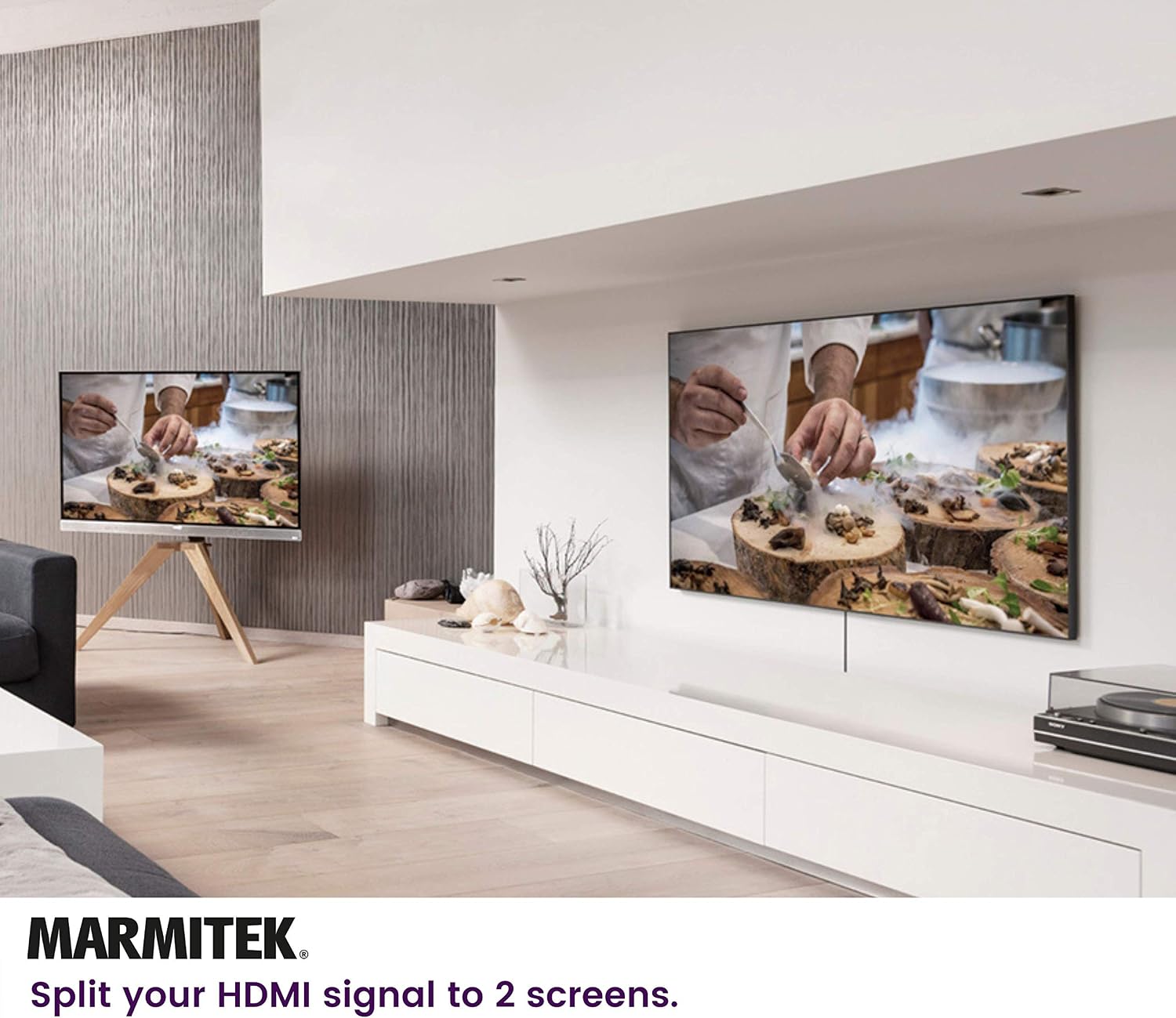 HDMI Splitter 4K60, Marmitek Split 312 UHD, 1 On / 2 Off, Ultra HD, 4K60, HDMI Splitter, 3840 x 2160 60Hz, HDCP 2.2 - Image 5