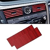 alpmosn 20PCS Car Air Conditioner Decoration Strip