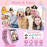 clleylise Kids Smart Watch with 26 Games HD Camera 4-16 Years Learning view 3