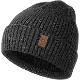 Wmcaps Winter Beanie for Men Women Fleece Lined Hat Warm Cuffed | Ultra soft and cozy feel, unisex knit, ideal for cold weather, holiday gifts, outdoor work, dog walking