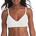 Hanes Women's Wireless T-shirt Bra, Moisture-wicking Convertible Smoothing Bra, Full-coverage