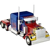 Jada Optimus Prime Truck with Robot on Chassis from Transformers Movie Hollywood Rides Series Diecast Model 30446