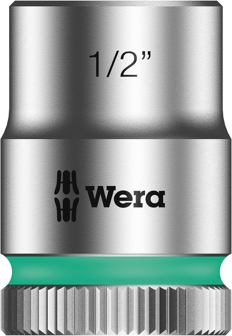 Wera 05003574001 1/2-Inch 8790 HMB Zyklop Socket with Hexagon Drive - Silver, Turquoise, 1/2"