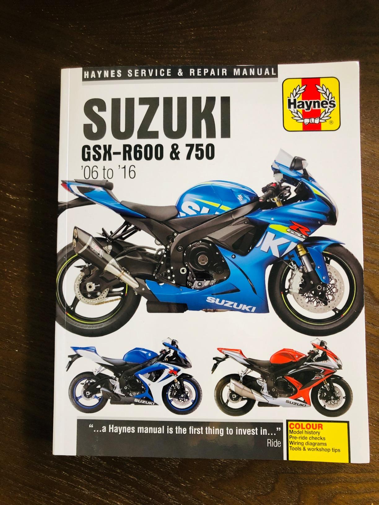 サービスマニュアル　スズキ　GSX-Ｒ600　Ｌ1 Suzuki GSX-R600 & 750 (04-05) & GSX-R1000 (03-08) Haynes