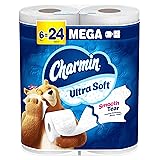 Charmin Ultra Soft Toilet Paper 6 Mega Rolls = 24