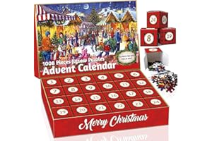 DYMUZIC Advent Calendar 2023 Christmas Jigsaw Puzzle