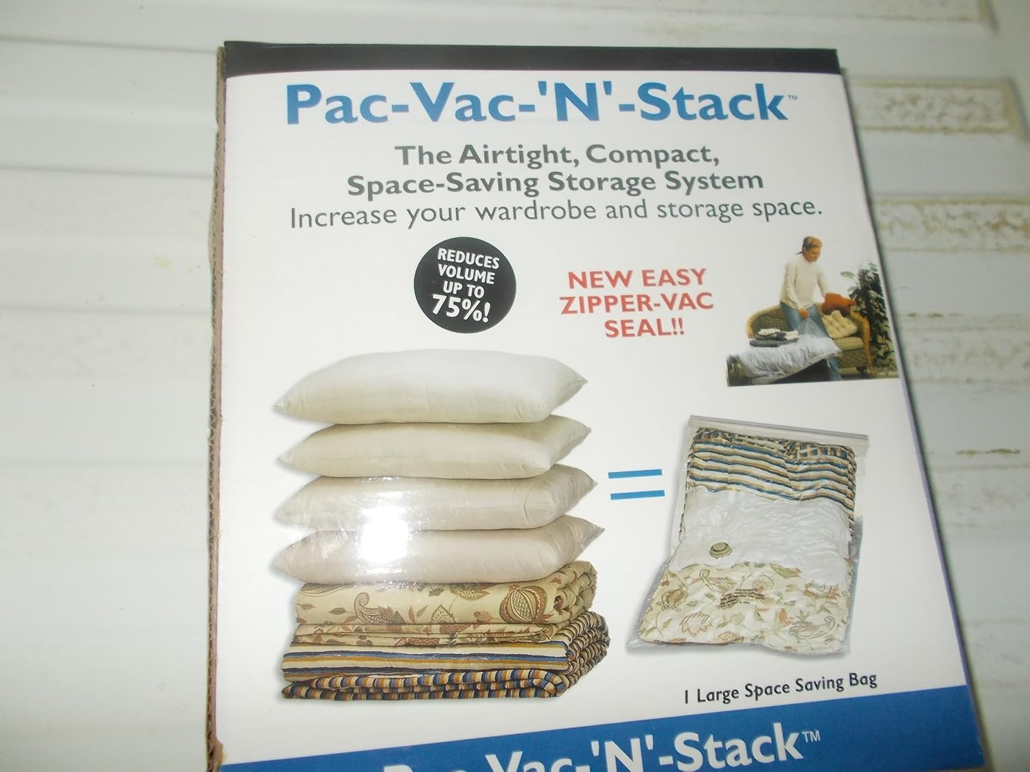 Vac n Stack PacVacNStack Storage System Home & Kitchen