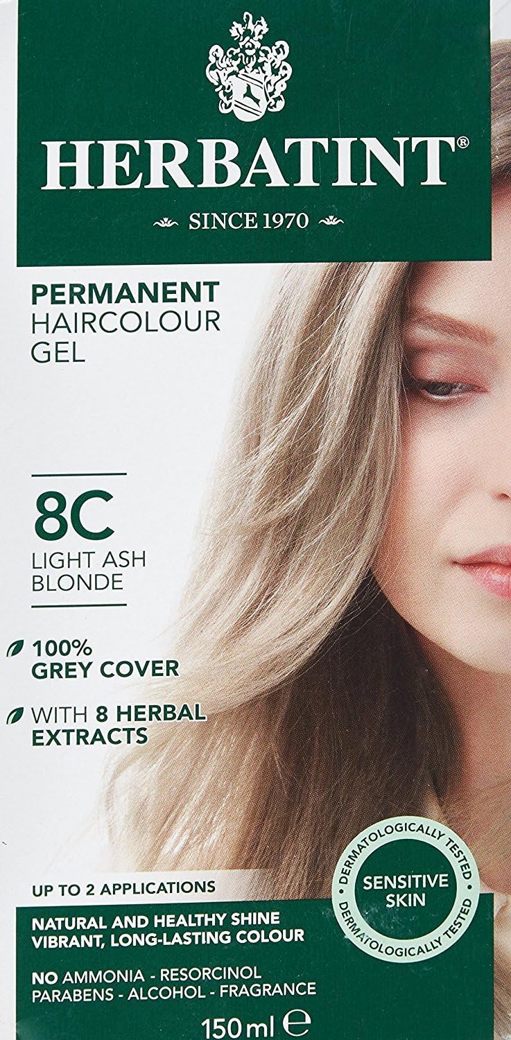 (10 PACK) - Herbatint 8C Light Ash Blonde | 150ml | 10 PACK - SUPER SAVER - SAVE MONEY