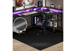 KEYDOL 50” x 60” Waterproof Chair Mat for Hardwood, Office Chair Mat for Rolling Chair, Desk Mat for Hardwood Floor, Floor Mat for Home Office, Anti-Slip PVC Floor Protector for Gaming Room