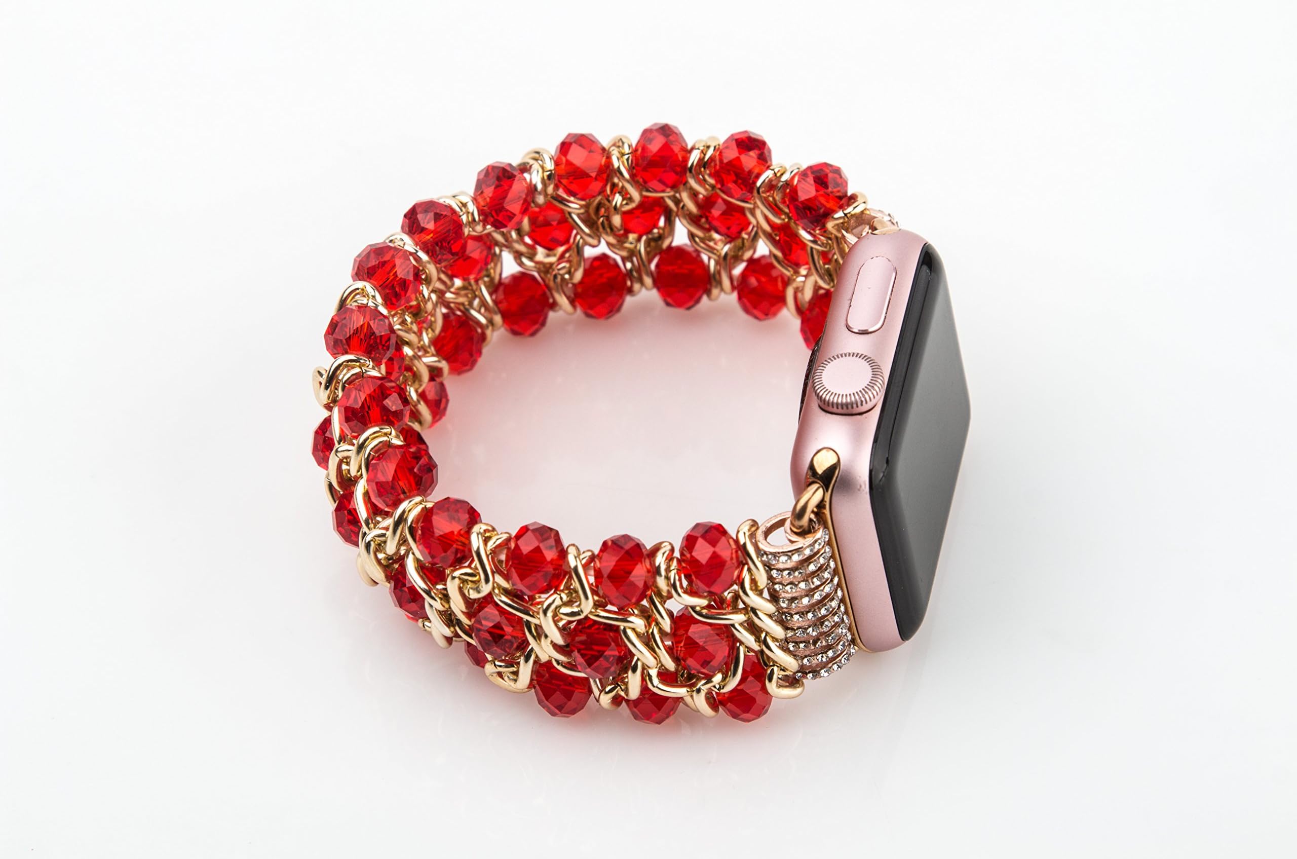 szwisechip For Apple Watch Band 42mm Apple Watch Strap Accessories, iWatch Band, iWatch Strap (red chain)