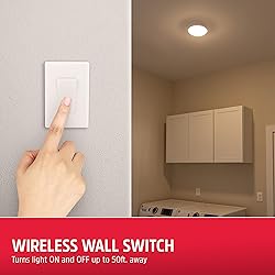 Energizer LED Ceiling Light Fixture, Battery