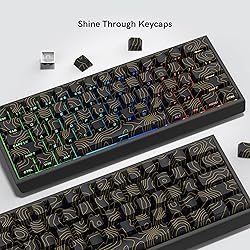 dagaladoo Shine Through keycap Set,Black