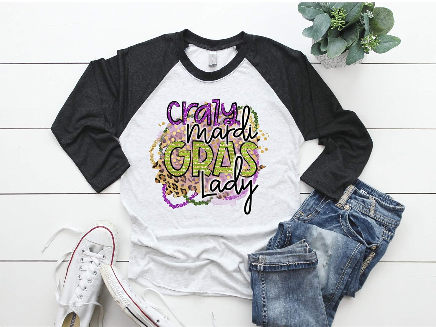 mardi gras baseball shirts