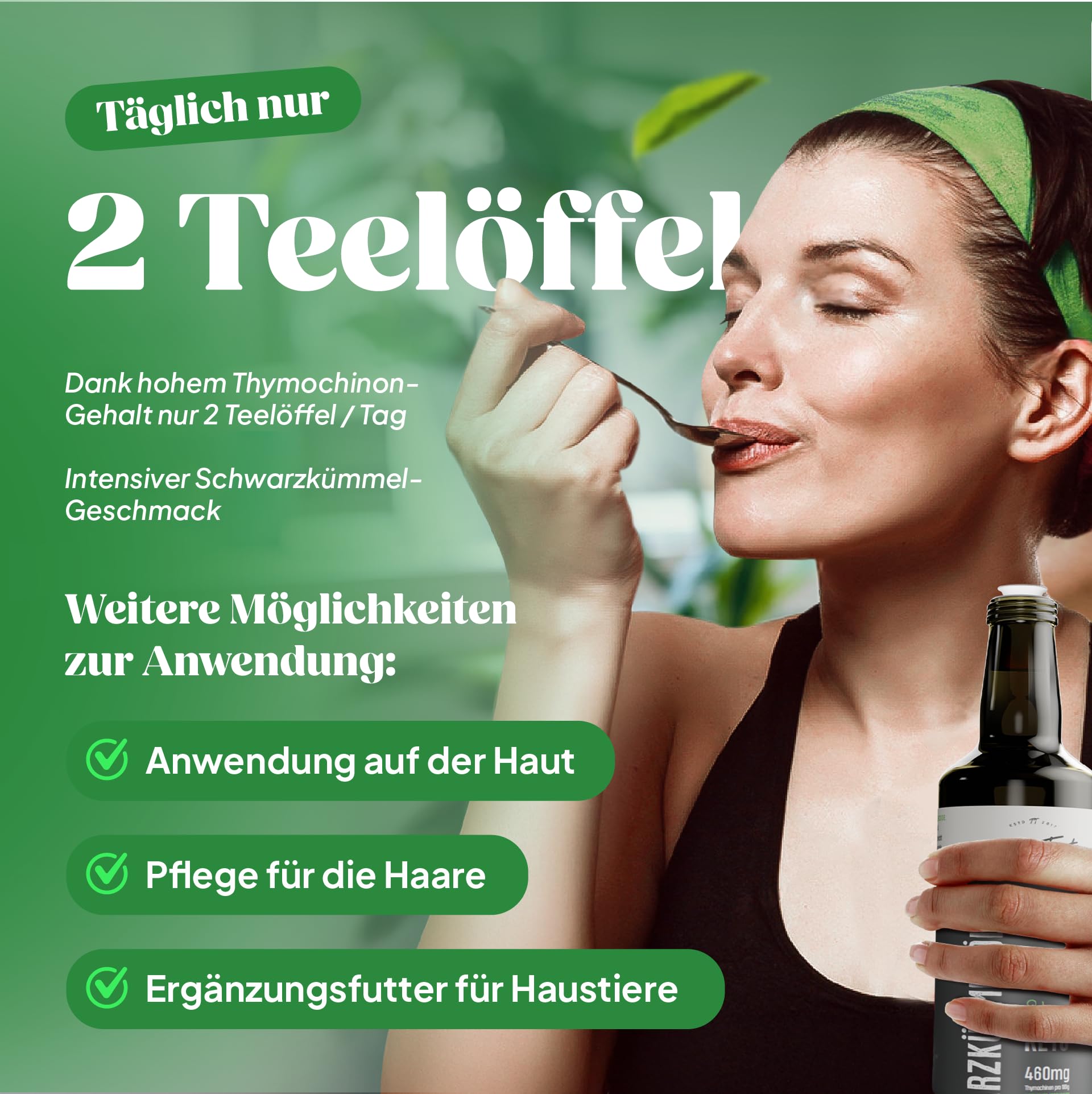 Black Seed Oil Bio Schwarzkümmelöl ungefiltert 250ml – Ägyptisches Schwarzkümmel Öl mit hohem Thymochinongehalt (4600 mg/1000 ml) aus deutscher Ölmanufaktur 5