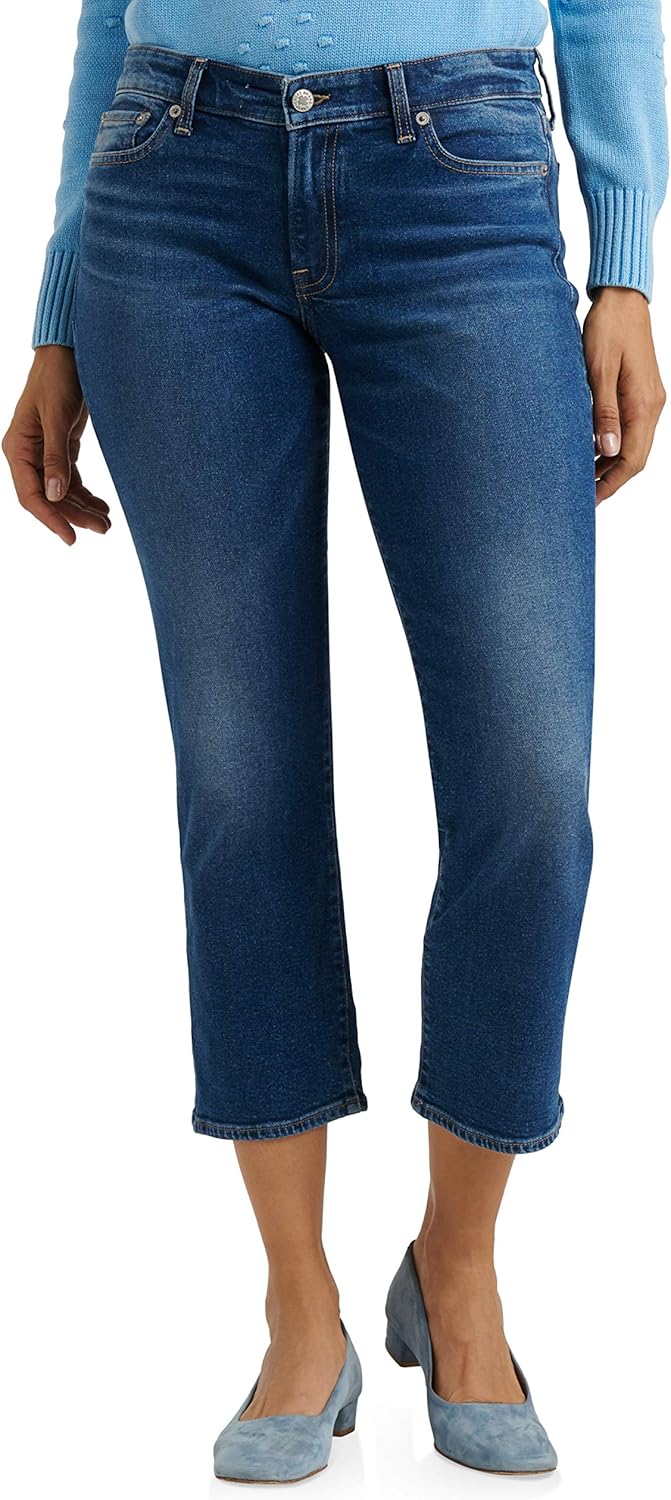 Lucky Brand Women's Mid Rise Sweet Straight Jean at  Women's Jeans store