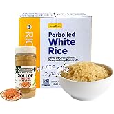 Parboiled Rice 50LB | 1 Free Flavor Spice Jar Jollof Rice Seasoning | crafted with 100% natural &amp; spice with no added artifical, No salt, No Sugar, No MSG