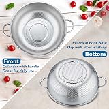 Herogo Stainless Steel Colander 22cm with Handles 3 Quart Micro-Perforated view 4