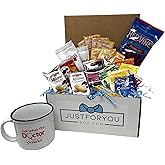 Get Well Gift Package Sick Bundle Mug with Tea Emergen-C Apple Cider Hot Cocoa Ramen and Assorted Snacks Box College Gifts Get Well Soon