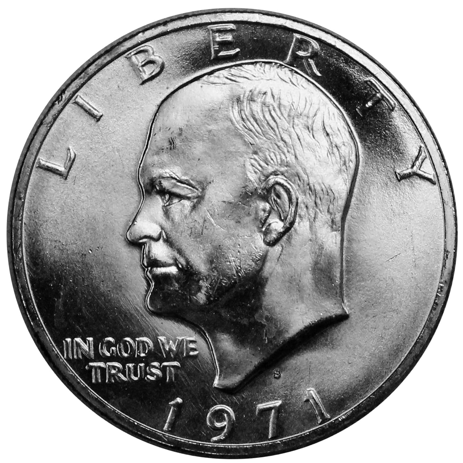 pix 1971 Eisenhower Uncirculated Silver Dollar Value 1971 s uncirculated eisenhower blue pack silver dollar with original packaging