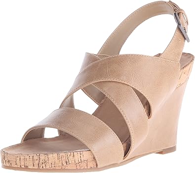 aerosoles lux plush wedge sandal
