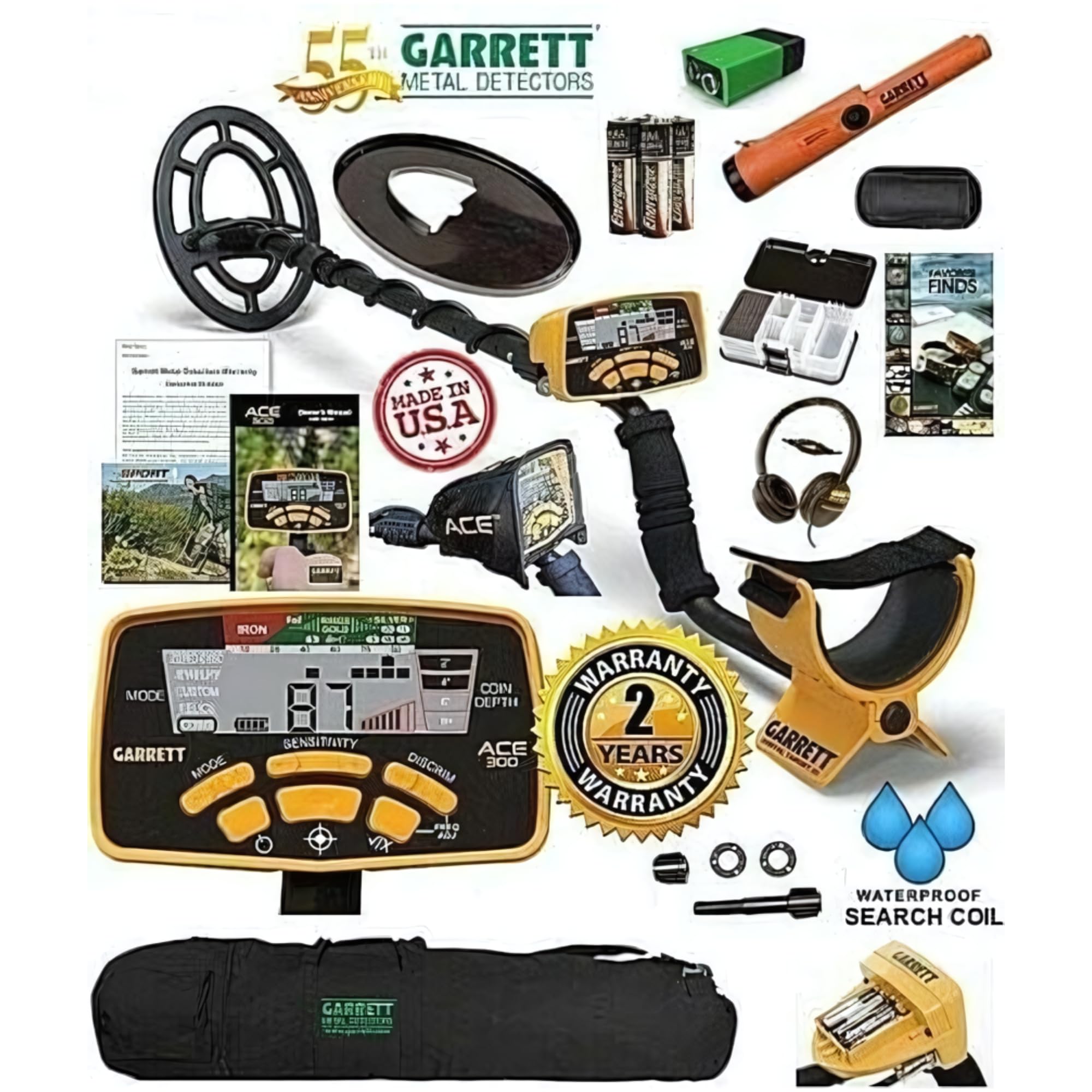 Garrett Ace 300 Pro Pointer at Special with All