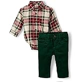 Gymboree baby-boys And Newborn Button Down Shirt and Pants, 2 Piece Outfit