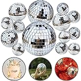 1.18inch 1.57inch 2.36inch 2.76inch Disco Ball Cake Decoration Ornaments Reflective Mirror Ball Cake Decoration 70s Disco The