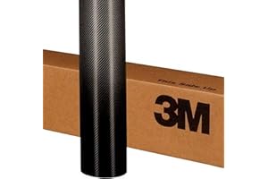 3M 1080 CF12 BLACK CARBON FIBER 5ft x 6ft (30 Sq/ft) Car Wrap Vinyl Film
