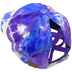 C.C Ponytail Criss Cross Messy Buns Ponycaps